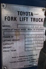 купить газовый погрузчик Toyota 42-5FGF25 изображение 18 газовый погрузчик Toyota 42-5FGF25 изображение 18